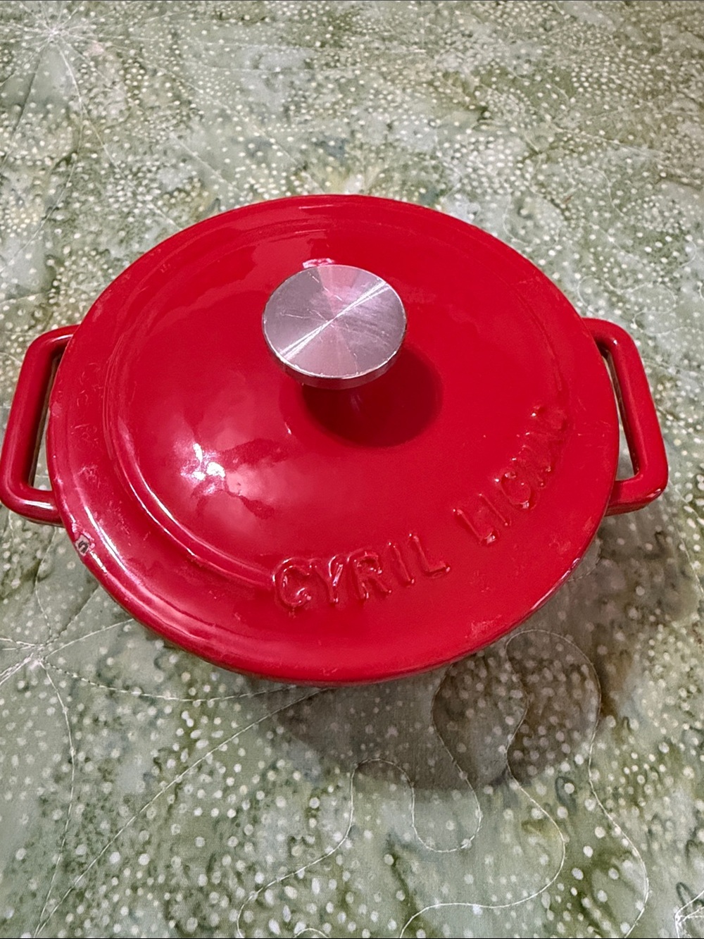 Red Cyril Lignac Cocotte ronde 10 Dutch Oven